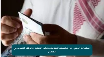 استعادة الدعم.. حل مضمون لتعويض رفض الأهلية أو توقف الصرف في الضمان